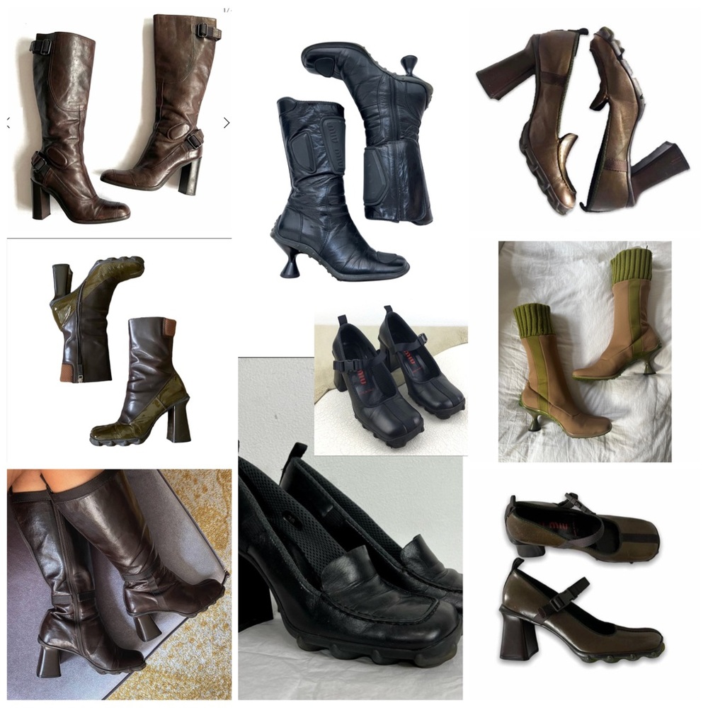 ISO! SEARCHING FOR THE MIU MIU 1999 collection shoes/boots.